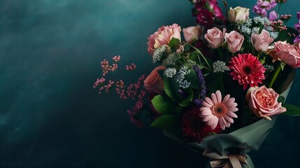 Poster - Flower bouquets : Generative AI