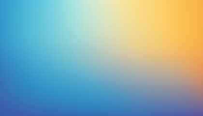 Wall Mural - blurry gradeint blue yellow smooth aura abstract plain background