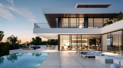 minimalist exterior for the modern house