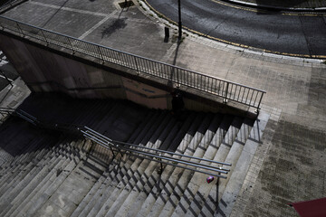 Poster - stairs in the city