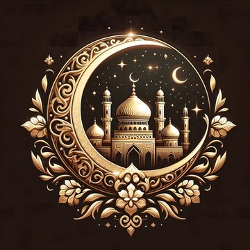 AI Generate of Premium Luxury Vector of Happy Eid al-Adha, Vector, Symbol, Logo, Idul Adha