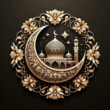 AI Generate of Premium Luxury Vector of Happy Eid al-Adha, Vector, Symbol, Logo, Idul Adha