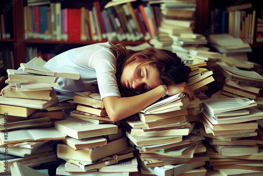 Explore the consequences of a student falling asleep while cramming for ...