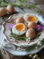 Poster - freshly cooked eggs