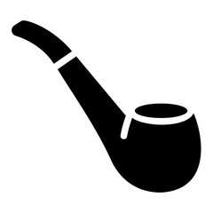 Poster - smoking pipe glyph icon