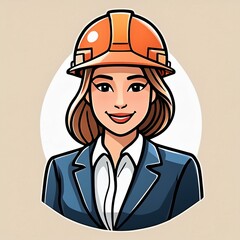 architect woman illustration