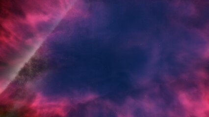 nebula gas cloud in deep outer space
