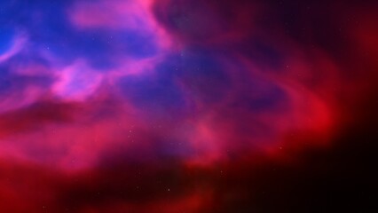 nebula gas cloud in deep outer space
