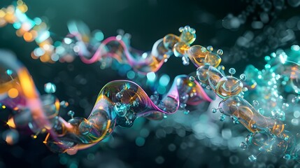 Poster - Organic Compounds Intricate Molecular Structure in a Dynamic Energy Field of Digital Constructivism