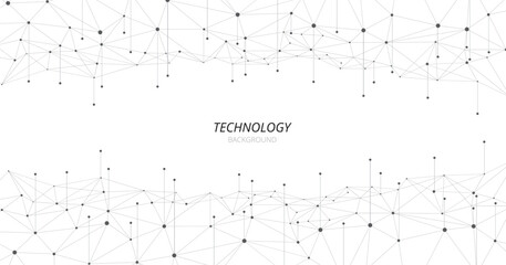 Poster - Geometric mesh lines on a white background. Triangle pattern. Geometric abstract background with simple Triangle elements.