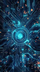 Poster - abstract technological background. future technology. technology information. innovation technology.