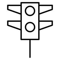 Sticker - Traffic Light Icon