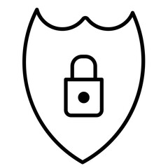 Canvas Print - Package Security Icon