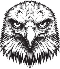 Eagle Logo Vector Design, Mascot Vector Illustration