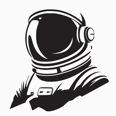 astronaut faces to the front