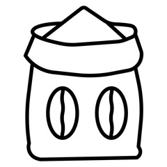 Sticker - Coffee Sack Icon