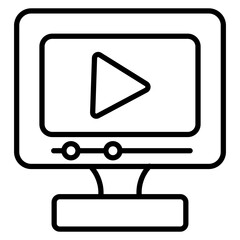 Wall Mural - Video Player Icon