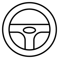 Sticker - Steering Wheel Icon