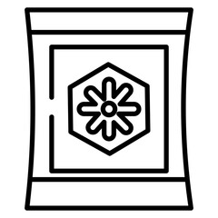 Sticker - Ice Bag Icon