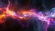 © fledermausstudio - Abstract Nebula with Glowing Energy Cosmic Current