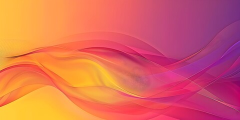Aufkleber - a smooth gradient background from orange to pink, yellow and purple 
