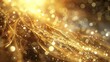 © fledermausstudio - Abstract Delicate Lines and Sparkling Bokeh Luxurious Aura Background