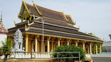 Wall Mural - temple in battambang in cambodia