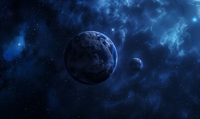 Cosmic star nebula background illustration