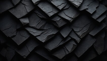 Poster - Dark Moody Abstract BackgroundSmoky Textures and Deep Tones