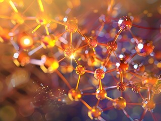Poster - Molecular Dynamics Simulation Transformed into Vibrant Sculptural Art
