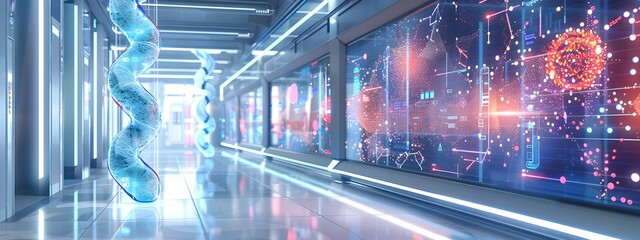 Poster - Molecular Dynamics Simulation Organic Forms Data Visualization in a Retrofuturistic Research