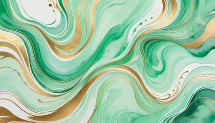 fluid texture waves gold liquid design watercolor lines abstract soft illustration marbled paint color green paper b background banner line wave pastel painting waving blue web motion colours