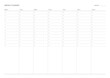 © Tuesday04 - A weekly plan design template in a modern, simple, and minimalist style. Note, scheduler, diary, calendar, planner document template illustration.