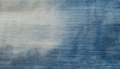 Wall Mural - close up of blue denim jeans fabric texture background