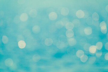 the highlights on the water are out of focus. bokeh.