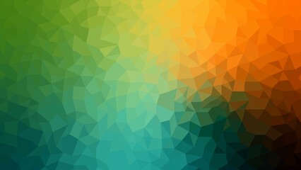 Poster - abstract colorful background with triangles