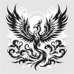 phoenix Chinese art style