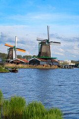 Canvas Print - Dutch wind mills