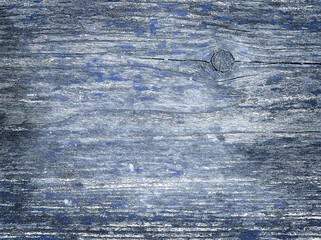 Wall Mural - old wood texture painted blue