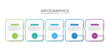 © M. Usnata wijaya - Process business infographic thin line with square template design with icons and 5 options or steps.