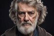 © niki spasov - Elderly man with beard and shaggy hair