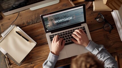 Wall Mural - Exploring Online Mortgage Options