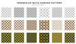 © fahmithl - INDONESIAN TRADITIONAL BATIK PATTERN COLLECTION, ELEMENT DESIGN, BATIK SET, KAWUNG BATIK
