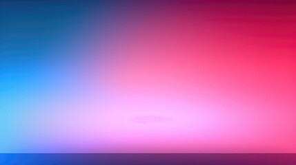 Wall Mural - Abstract gradient background with neon blue and pink hues
