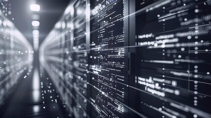 Abstract technology background of information technology.