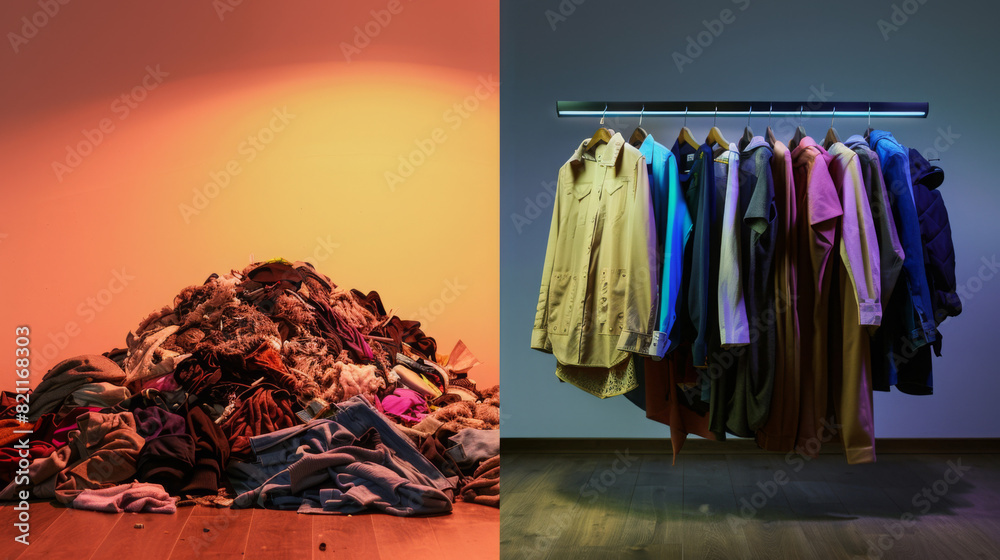 award winning photography, billboard advertisement, Disposable Fashion ...
