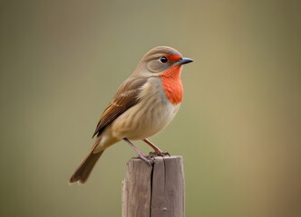 robin on a branch