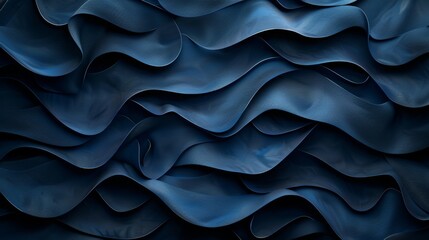Wall Mural - 3d texture, dark blue colors, vector 