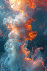 Poster - An abstract representation of the universe in its chaotic state, with swirling patterns and fragmented shapes hinting at the emergence of structure,