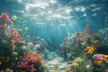 Wall Mural - Underwater Paradise